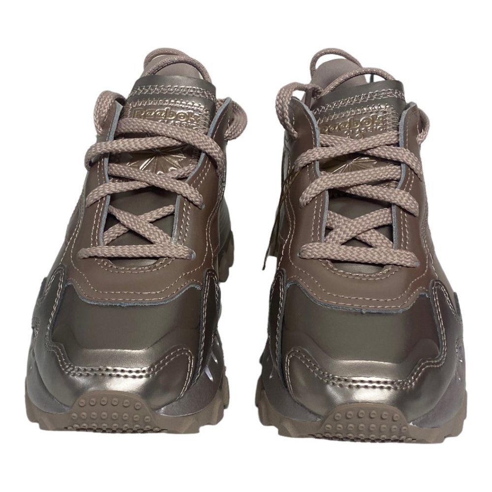 REEBOX Women's Cardi B Classic Leather Rose Gold Sneaker Shoe Size 6.5/7/7.5/8 - Picture 2 of 6